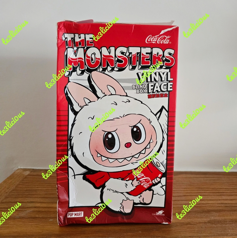 POP MART LABUBU THE MONSTERS COCA COLA VINYL FACE PENDANT - Picture 13 of 14